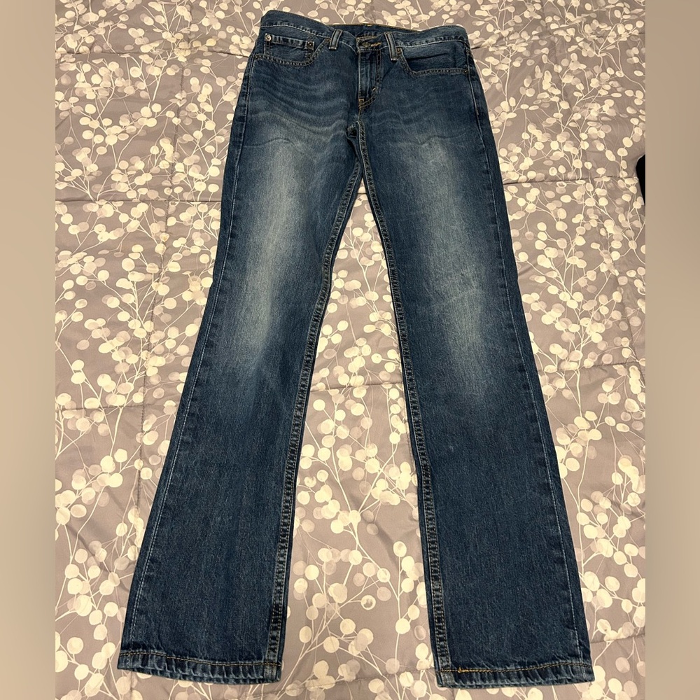 Levi's Men's Straight Jeans - Dark Blue